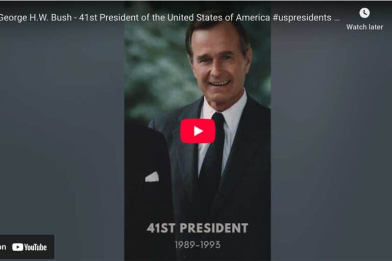 [VIDEO] George H.W. Bush - 41st President of the United States of America